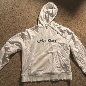 Calvin Klein White Hoodie
